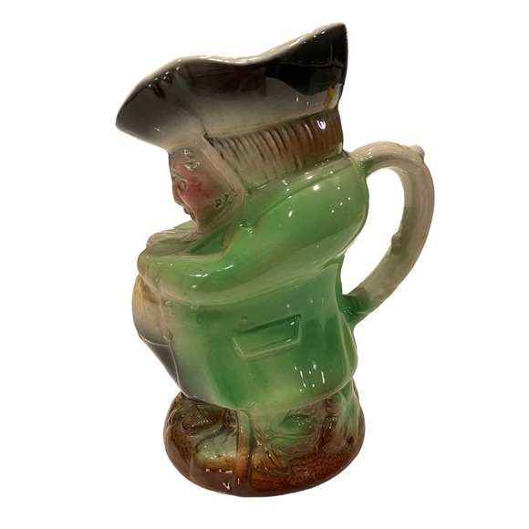Toby Jug Mug Pitcher Made in England Tavern Décor Médieval Ambiance Vintage - Picture 6 of 10